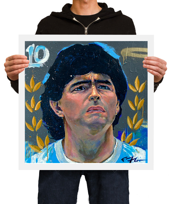 17 - Diego Maradona, El Pibe de Oro - Print